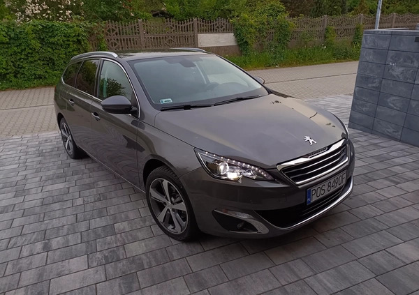 Peugeot 308 cena 44599 przebieg: 80000, rok produkcji 2016 z Jedlicze małe 742